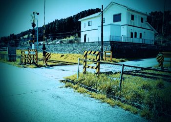 駅,村,晴れ,屋外,夏,ホラー