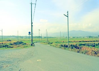 道路,村,屋外,秋,晴れ,昭和レトロ