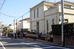道路,町,屋外,冬,晴れ