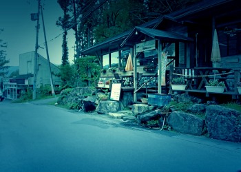 道路,村,夏,屋外,曇り,ホラー