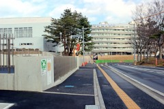 建物前,都市,冬,屋外,曇り