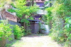 建物前,町,屋外,夏,晴れ