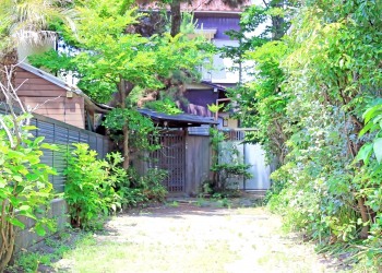 建物前,町,屋外,夏,晴れ