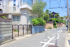 道路,町,屋外,夏,晴れ