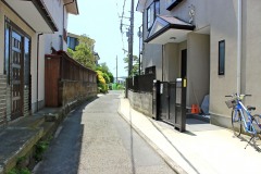 道路,町,屋外,夏,晴れ