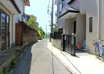 道路,町,屋外,夏,晴れ