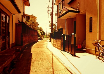 道路,町,屋外,夏,晴れ,ヴィンテージ