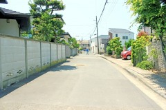道路,町,晴れ,屋外,夏