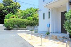 道路,町,晴れ,屋外,夏