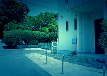 道路,町,晴れ,屋外,夏,ホラー