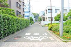 道路,町,屋外,夏,晴れ