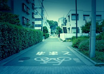 道路,町,屋外,夏,晴れ,ホラー