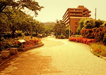 道路,町,屋外,夏,晴れ,ヴィンテージ