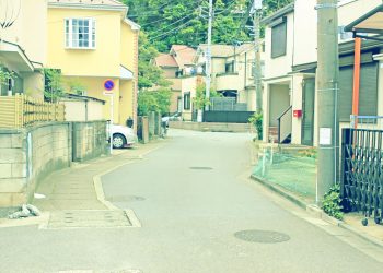 道路,町,屋外,夏,曇り,昭和レトロ