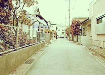 道路,町,屋外,春,曇り,昭和レトロ