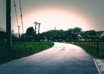 道路,町,屋外,春,晴れ,ホラー