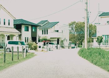 道路,町,屋外,春,晴れ,昭和レトロ