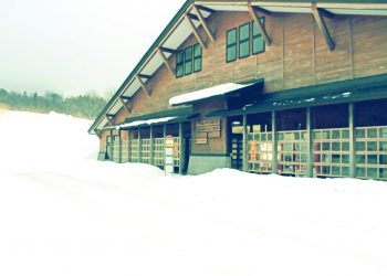 村,ロータリー,冬,屋外,雪,昭和レトロ