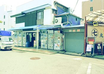 町,ロータリー,夏,屋外,晴れ,昭和レトロ