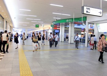 駅,都市,屋内,夏