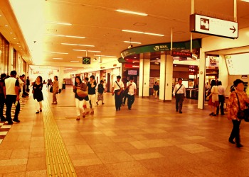 駅,都市,屋内,夏,ヴィンテージ