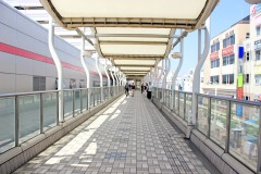 駅,町,屋外,夏,晴れ