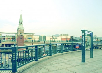 駅,町,冬,屋外,曇り,昭和レトロ