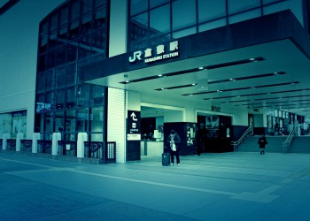 駅前,都市,屋外,冬,ホラー