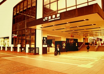 駅前,都市,屋外,冬,ヴィンテージ
