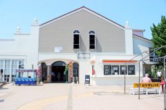 駅,町,屋外,夏,晴れ