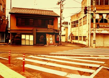 道路,建物前,町,屋外,晴れ,ヴィンテージ