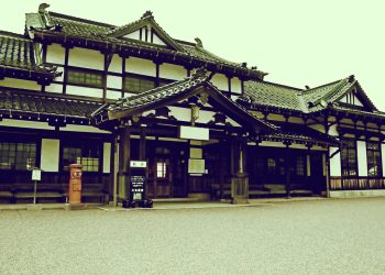 建物前,日本家屋,町,曇り,夏,屋外,昭和レトロ