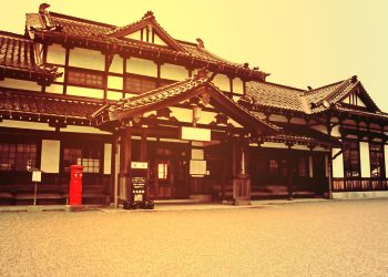 建物前,日本家屋,町,曇り,夏,屋外,ヴィンテージ