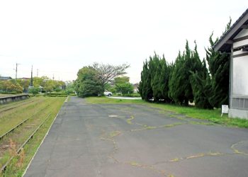 駅,廃墟,村,曇り,夏,屋外
