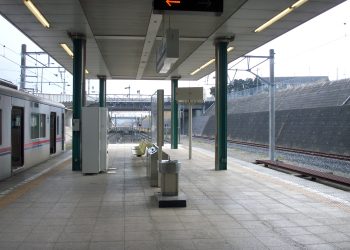 駅,町,曇り,屋外