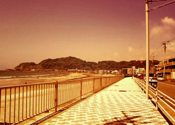 浜辺,都市,屋外,夏,晴れ,ヴィンテージ