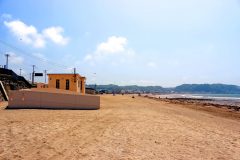 浜辺,町,屋外,夏,晴れ