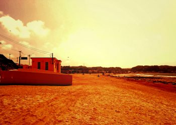 浜辺,町,屋外,夏,晴れ,ヴィンテージ