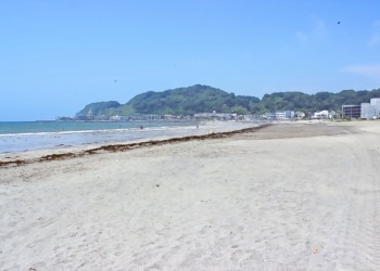 浜辺,町,夏,屋外,晴れ