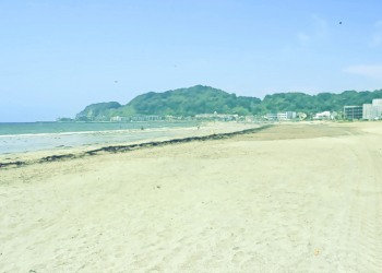 浜辺,町,夏,屋外,晴れ,昭和レトロ