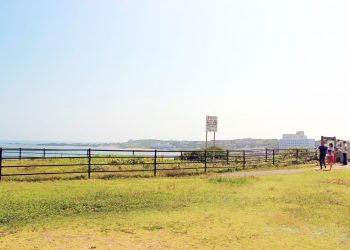展望,村,屋外,夏,晴れ