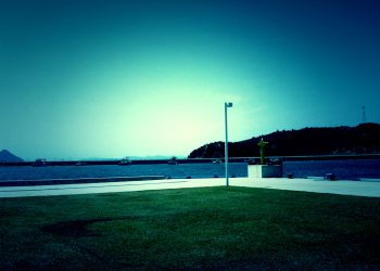 浜辺,町,晴れ,夏,屋外,ホラー