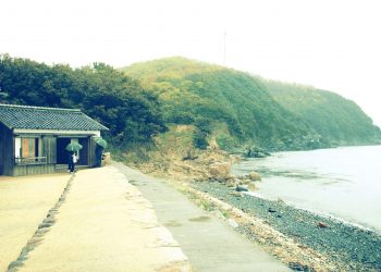 浜辺,漁村,屋外,秋,曇り,昭和レトロ