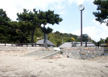 浜辺,漁村,屋外,夏,晴れ