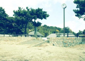 浜辺,漁村,屋外,夏,晴れ,昭和レトロ