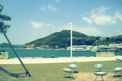 浜辺,町,晴れ,屋外