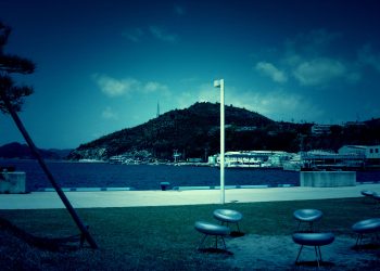 浜辺,町,晴れ,屋外,ホラー