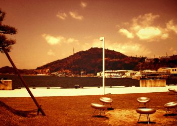浜辺,町,晴れ,屋外,ヴィンテージ