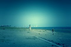 浜辺,晴れ,夏,屋外