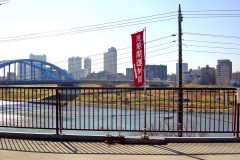 川,都市, 屋外,秋,晴れ